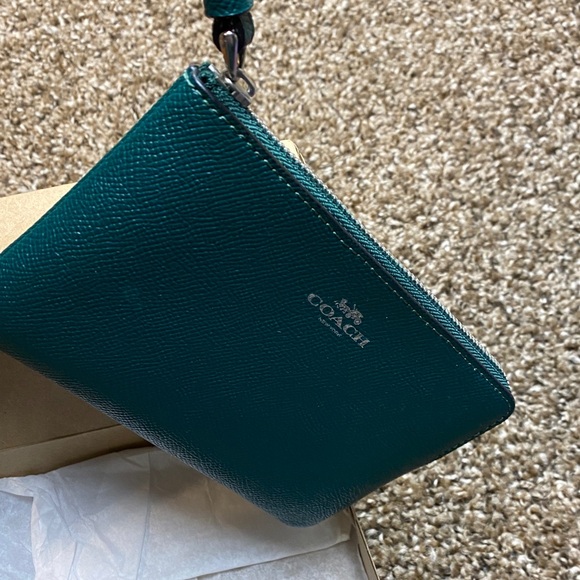 Coach Turquoise Wristlet - Picture 3 of 4